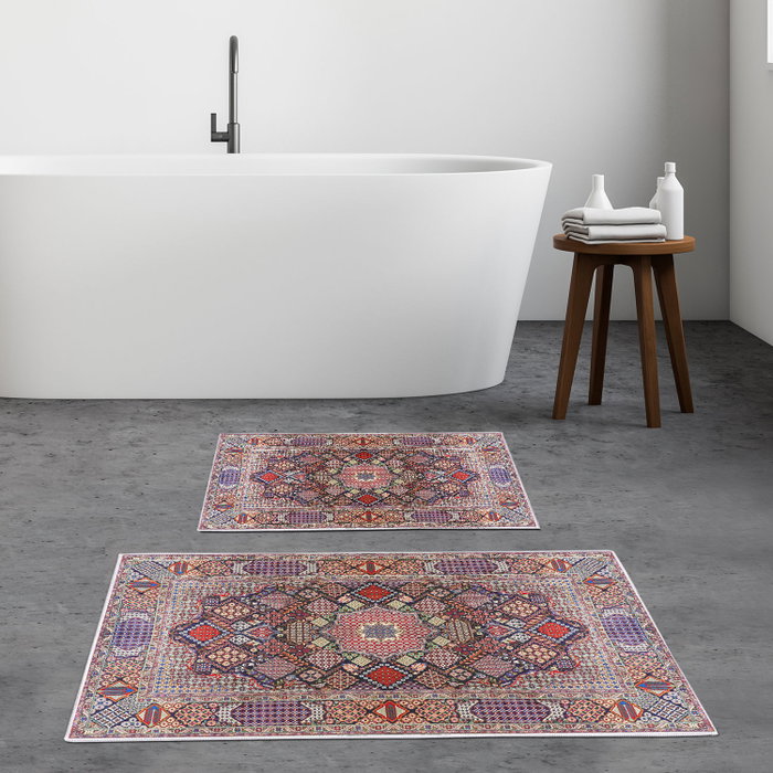 Mijölnir Juego de alfombrillas de baño Kt438 Multicolor Mijölnir Juego de alfombrillas de baño Kt438 Multicolor